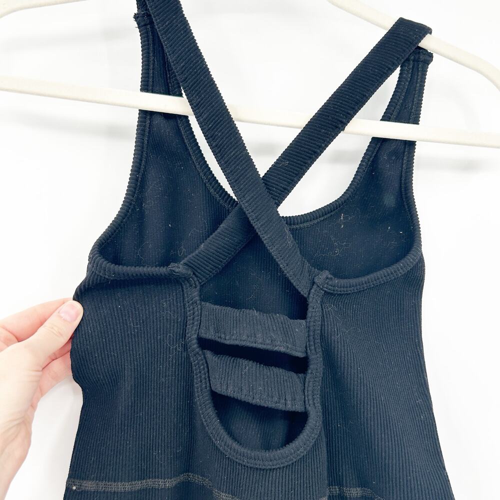 Free People Movement FP Womens Gym Free Throw Ribbed Onesie Yoga Jumpsuit Size L - Picture 8 of 8